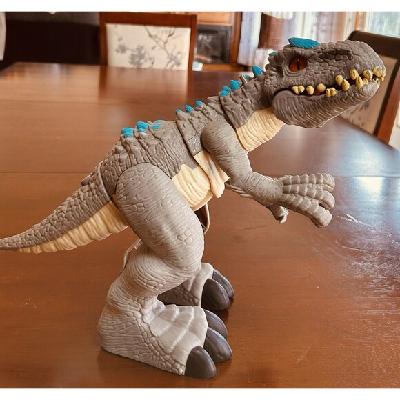 Imaginext Jurassic World Thrashing Indominus Rex Dinosaur Figure 2020 Mattel Toy - Picture 2 of 6
